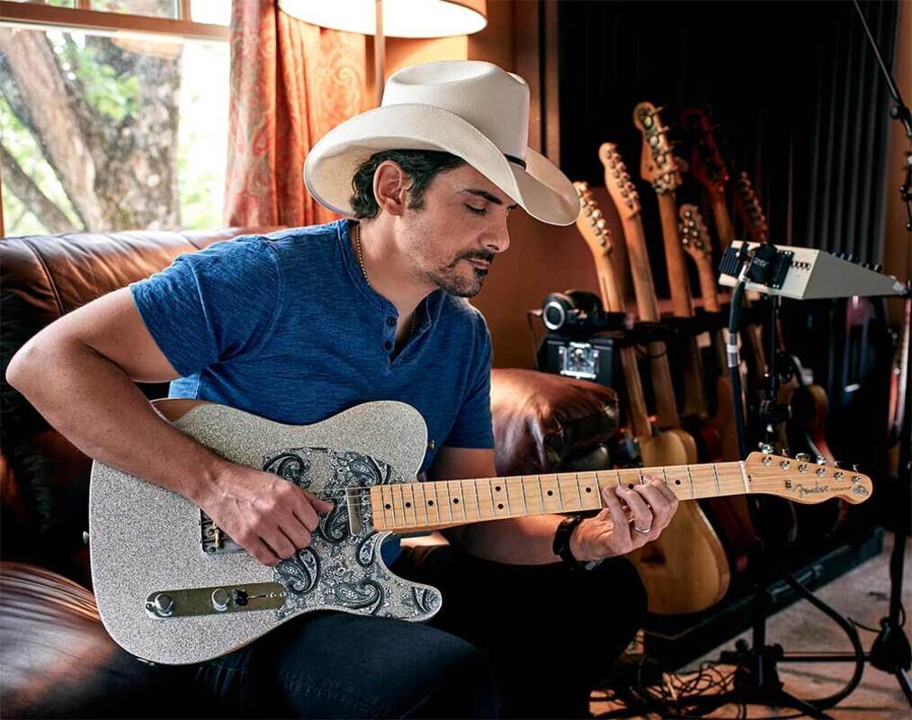 Fender Brad Paisley Road Worn Telecaster - Peach Guitars