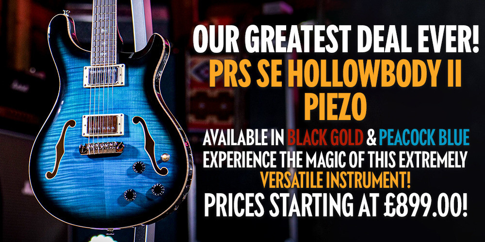 Unbeatable PRS SE Hollowbody II Piezo Offers at Peach Guitars!